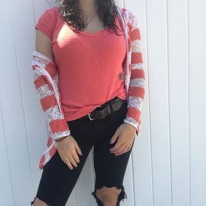 Soft Orange Cotton Tee